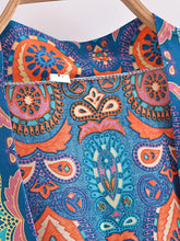 Load image into Gallery viewer, Multi Floral Print ,Bohemian Kimono Robe,Boho Bikini Cover-ups
