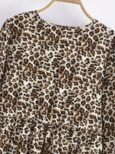 Load image into Gallery viewer, Leopard Print,Bohemian Dress,Boho Dress Robe

