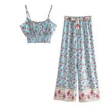 Load image into Gallery viewer, Two Piece Outfits, Tops and Pants ,Boho Sets
