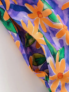 Floral Print, Backless Sexy Maxi Dress,Boho Dress with Pockets