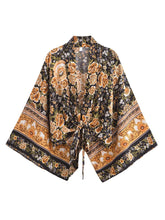 Load image into Gallery viewer, Boho Short Robe ,Bikini Cover Up
