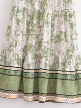 Load image into Gallery viewer, Floral Print, Beach Bohemian Skirt,Boho Skirt
