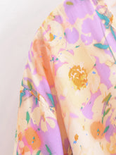 Load image into Gallery viewer, Wild Floral Print ,Short Kimono ,Bikini Cover-ups
