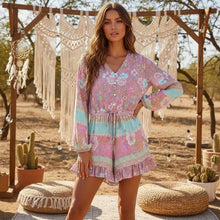 Load image into Gallery viewer, Boho Playsuits,Beach Jumpsuits,Bohemian Playsuits
