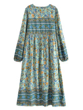 Load image into Gallery viewer, Multi Floral Print , Beach Bohemian , Boho Dress
