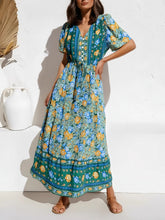 Load image into Gallery viewer, Maxi Dress, Boho Sundress,Floral print
