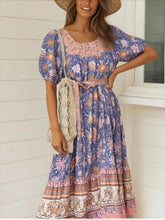 Load image into Gallery viewer, Bohemian Midi Dress ,Beachwear Lady, Happie Dresses Robe
