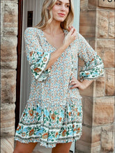 Load image into Gallery viewer, Mini Dress, Boho Sundress,Bohemian Cover up
