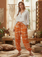 Load image into Gallery viewer, Floral Print Baggy Pants, Women Bloomers, Yoga  Trousers
