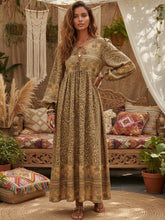 Load image into Gallery viewer, Maxi Dress, Boho Sundress,Leopard Print
