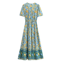 Load image into Gallery viewer, Maxi Dress, Boho Sundress,Floral print
