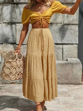 Load image into Gallery viewer, Boho Skirt, Maxi Skirt,Leopard Flower
