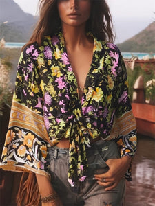 Boho Short Robe ,Bikini Cover Up