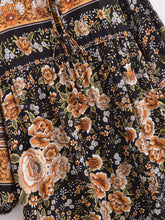Load image into Gallery viewer, Boho Dress, Bohemian Maxi Dress,Multi Floral print
