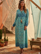 Load image into Gallery viewer, Black Wild Floral ,Beach Bohemian Maxi Dress,Holiday Boho Dress
