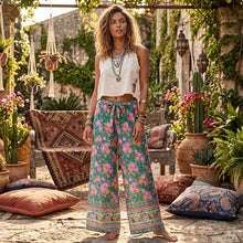 Load image into Gallery viewer, Bohemian Wide Leg Pants ,Loose Boho Pants
