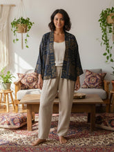 Load image into Gallery viewer, Linen Cotton ,Flowers Outwear Bohemian Jackets,Street Outerwear
