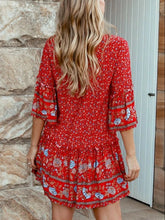 Load image into Gallery viewer, Mini Dress, Boho Sundress,Bohemian Cover up
