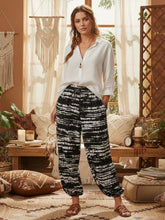 Load image into Gallery viewer, Floral Print Baggy Pants, Women Bloomers, Yoga  Trousers
