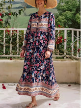 Load image into Gallery viewer, Multi Floral Print , Beach Bohemian , Boho Dress
