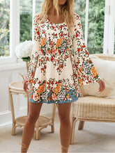 Load image into Gallery viewer, Mini Dress, Boho Dress,Floral Print
