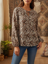 Load image into Gallery viewer, Leopard Print ,Bohemian Blouse Shirts ,Boho Shirt
