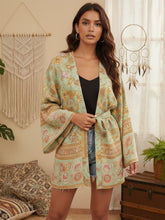 Load image into Gallery viewer, Boho Short Robe,Beach Bohemian Kimono ,Bikini Cover-ups
