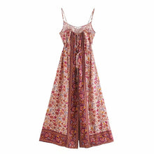 Load image into Gallery viewer, Floral Print,Bohemian Dresses,Boho Maxi Dress
