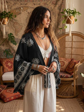 Load image into Gallery viewer, Wild Floral Print ,Boho Kimono,Bikini Cover-ups
