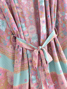 Bohemian Kimono,Boho Bikini Cover-ups,Beauty Floral
