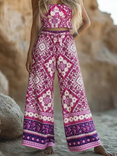 Load image into Gallery viewer, Boho Sets, Long Pants and Tops, Wild Flower
