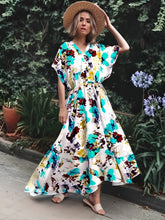 Load image into Gallery viewer, Floral Print,Bohemian Maxi Dress,Boho Sundress
