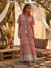 Load image into Gallery viewer, Bohemian Maxi Dresses,Tassel Boho Dress
