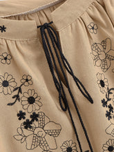 Load image into Gallery viewer, Retro Floral Embroidered ,Linen Cotton Blouse ,Lace-up Tassel Boho Shirts
