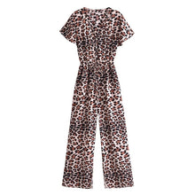 Load image into Gallery viewer, Leopard Print,Boho Bodysuit,Bohemian Rompers
