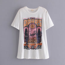 Load image into Gallery viewer, Boho Tees,Vintage T shirt ,statue floral print
