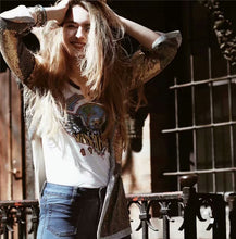Load image into Gallery viewer, Boho Tees,Vintage T shirt ,Tour World 1984
