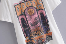 Load image into Gallery viewer, Boho Tees,Vintage T shirt ,statue floral print
