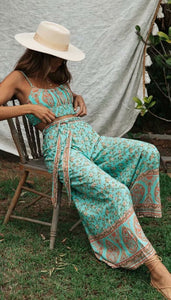 Boho Sets,Pants and Tops,Bohemian Outfits