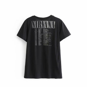 Boho Tees,Vintage T shirt ,NIRVANA
