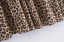Load image into Gallery viewer, Leopard Print Bohemian Skirt,Rayon Cotton Maxi Boho Skirts
