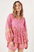 Load image into Gallery viewer, Floral Bohemian Blouse, Vintage Shirts

