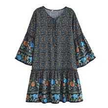 Load image into Gallery viewer, Mini Dress, Boho Sundress,Bohemian Cover up
