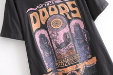Load image into Gallery viewer, Boho Tees,Vintage T shirt ,statue floral print
