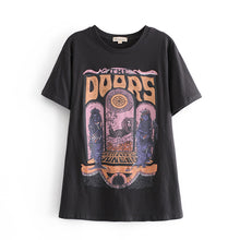 Load image into Gallery viewer, Boho Tees,Vintage T shirt ,statue floral print
