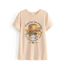 Load image into Gallery viewer, Boho Tees,Vintage T shirt ,Spirit Wild
