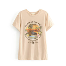 Load image into Gallery viewer, Boho Tees,Vintage T shirt ,Spirit Wild
