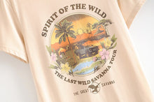 Load image into Gallery viewer, Boho Tees,Vintage T shirt ,Spirit Wild
