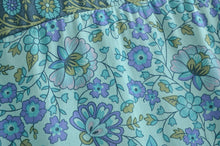 Load image into Gallery viewer, Green Floral Print, Loose Blouses ,Boho Shirts
