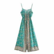 Load image into Gallery viewer, Floral Print,Bohemian Dresses,Boho Maxi Dress
